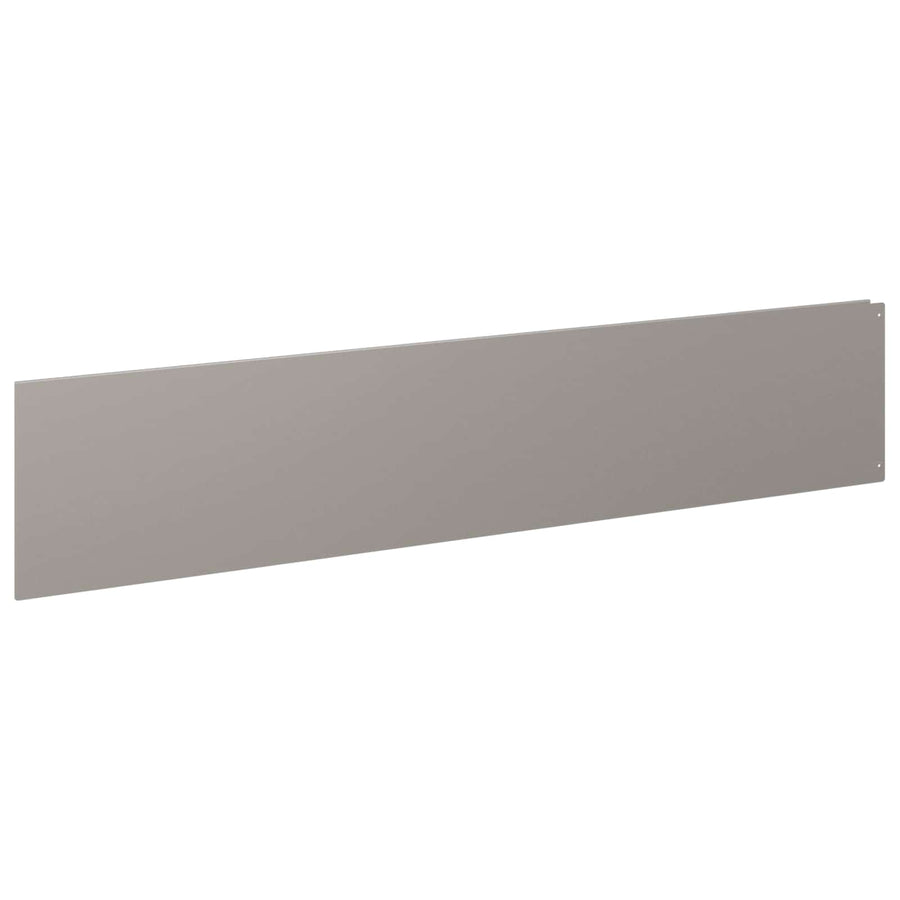 Gazonrand 10 pcs 100 x 22 cm Staal Roestig