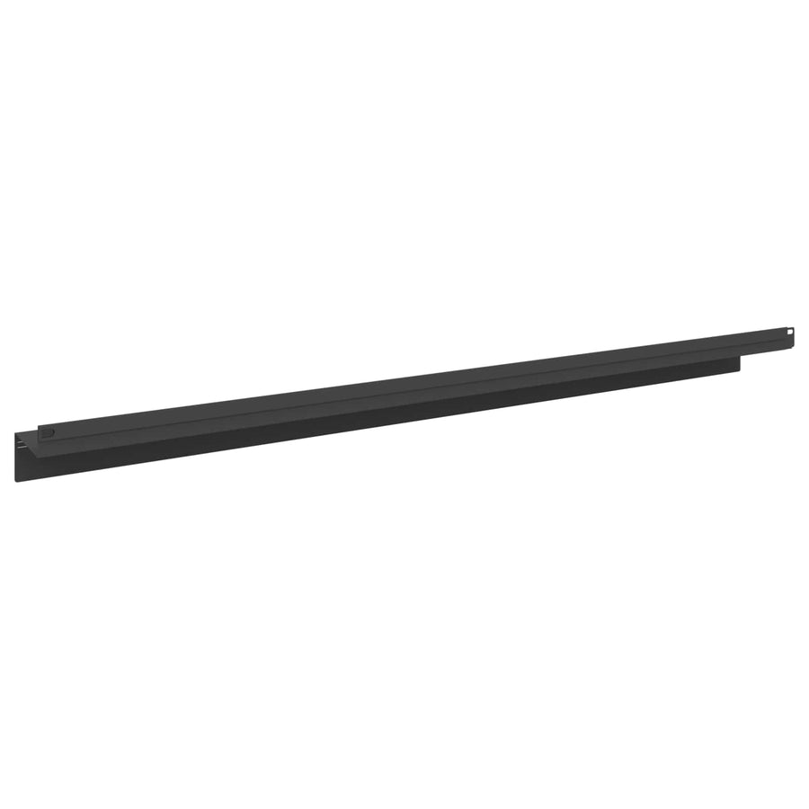 Gazonrand 20 st 100 x 10 x 8 cm Staal Zwart