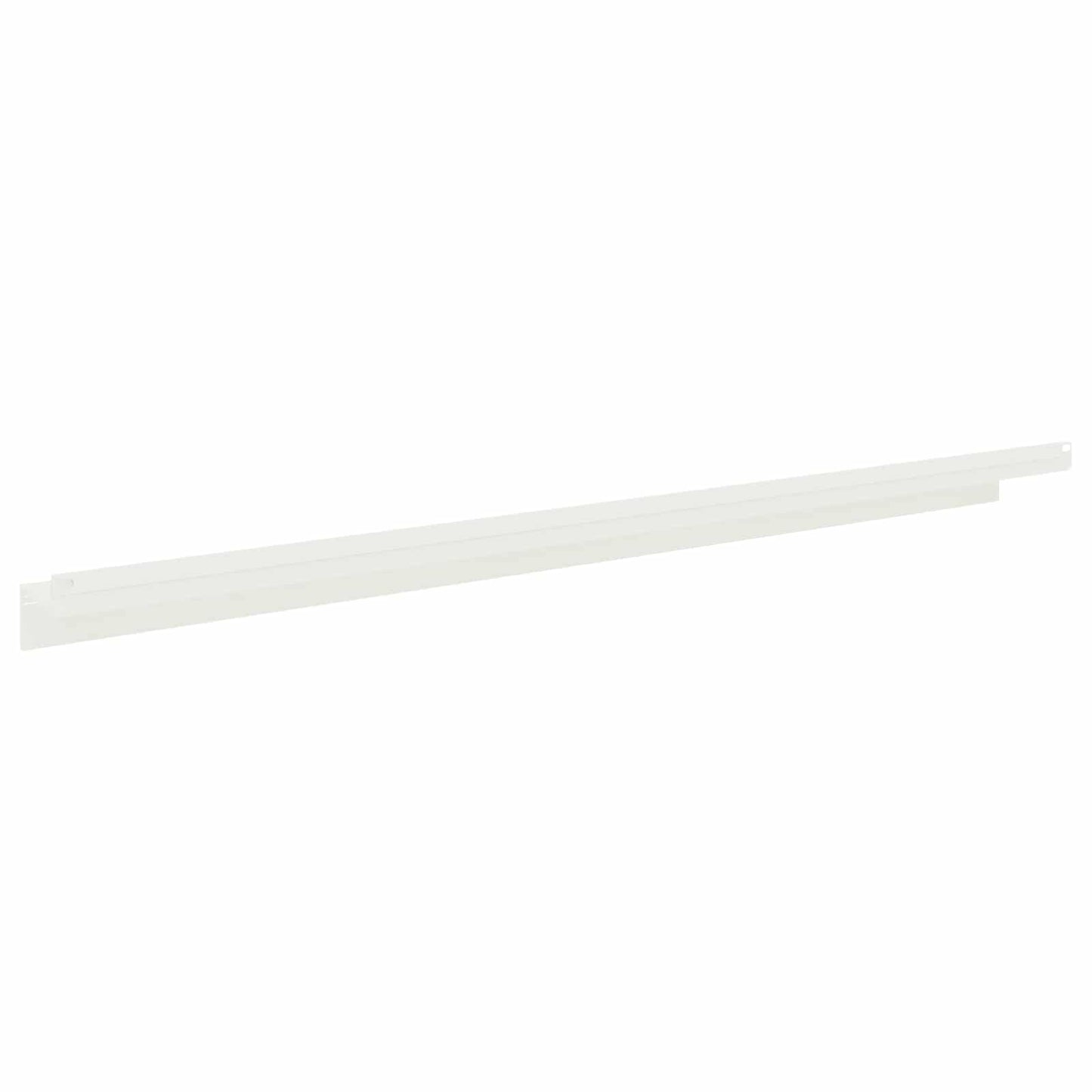 Gazonrand 10 st 100 x 10 x 8 cm Staal Wit