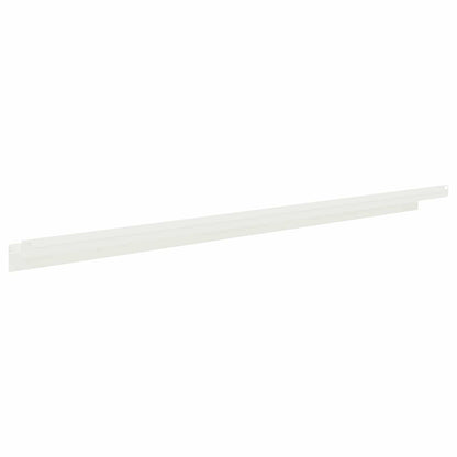 Gazonrand 20 st 100 x 10 x 8 cm Staal Wit