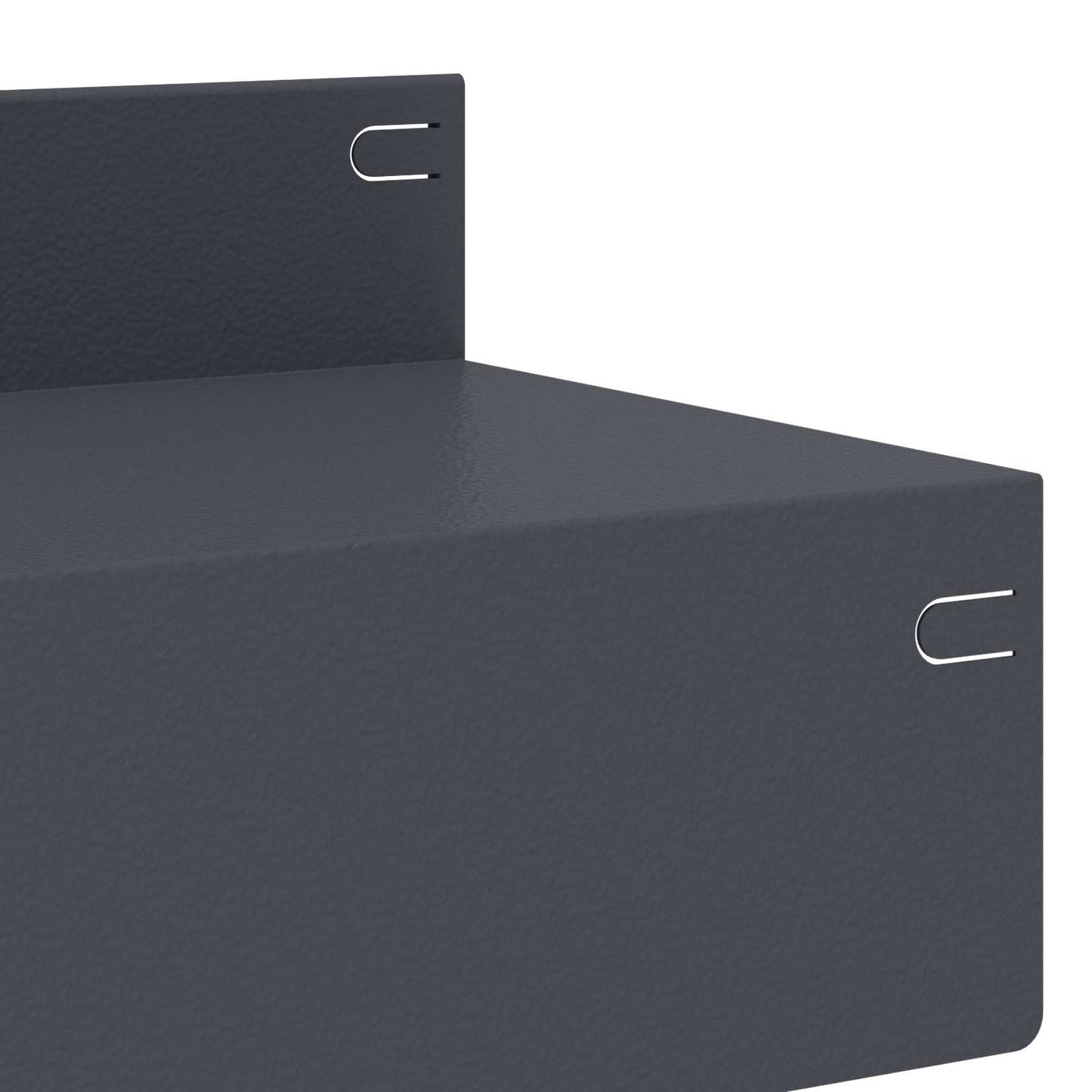 Gazonrand 30 st 100 x 10 x 8 cm Staal Antracietkleurig