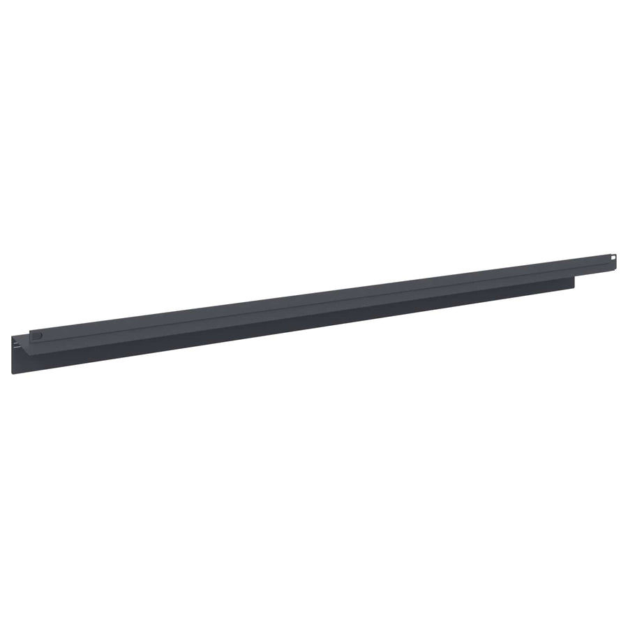 Gazonrand 30 st 100 x 10 x 8 cm Staal Antracietkleurig