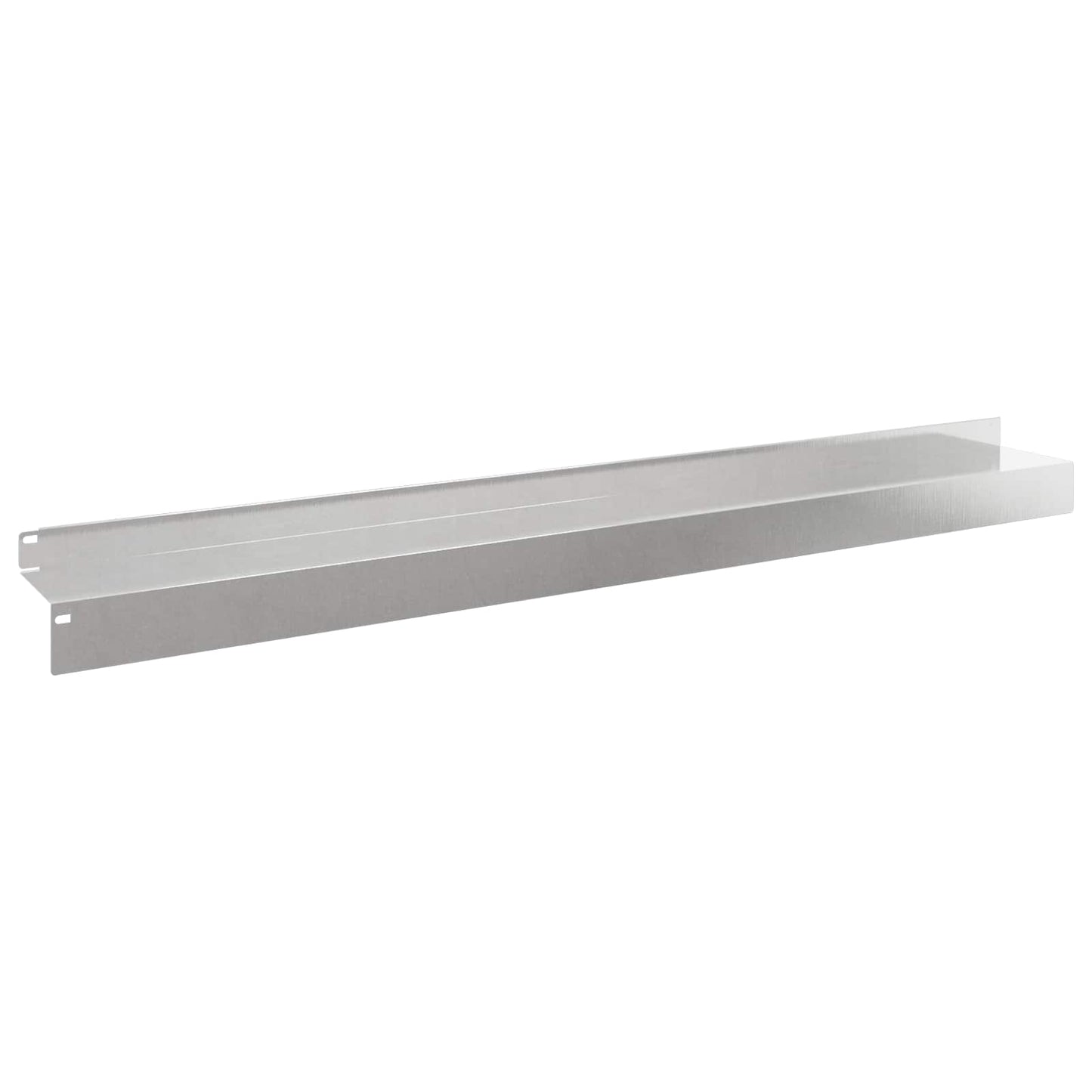 Gazonrand 10 pcs 100 x 10 x 8 cm Staal Zilverkleurig