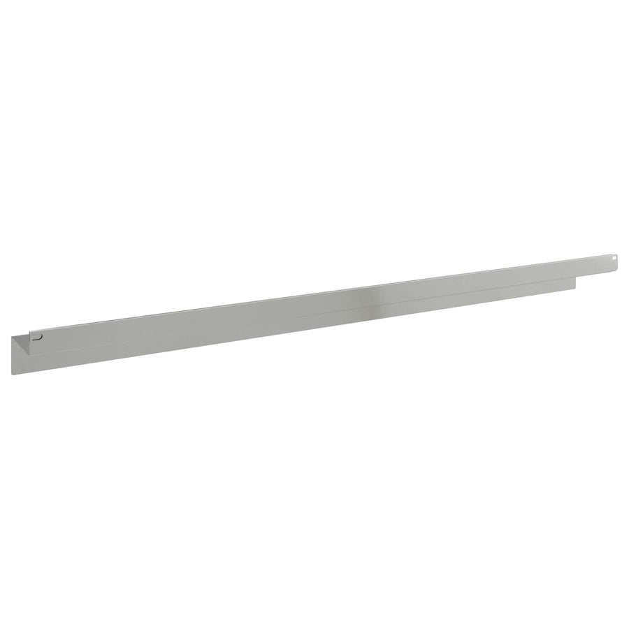 Gazonrand 30 pcs 100 x 10 x 8 cm Staal Zilverkleurig