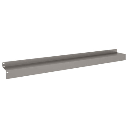 Gazonrand 30 pcs 100 x 10 x 8 cm Staal Roestig