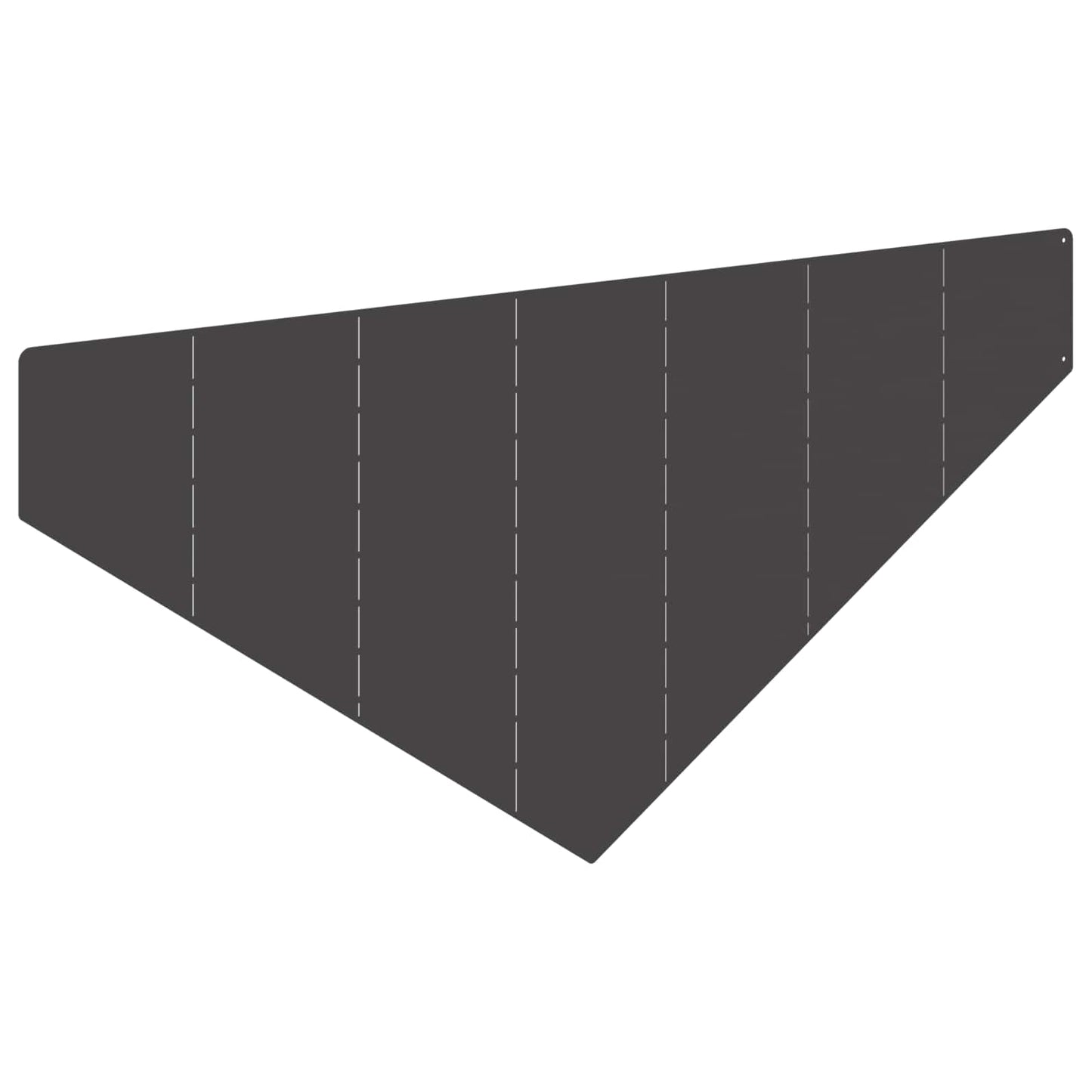 Gazonrand 100 x 45 cm Staal Zwart