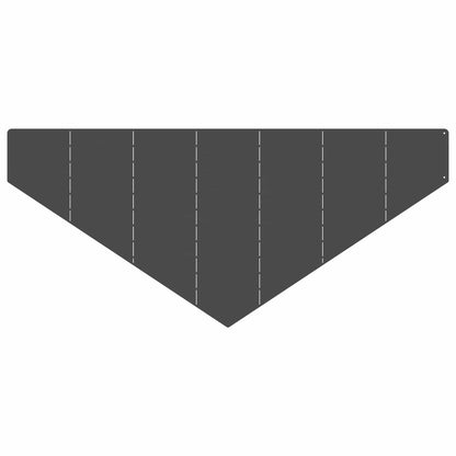 Gazonrand 100 x 45 cm Staal Zwart