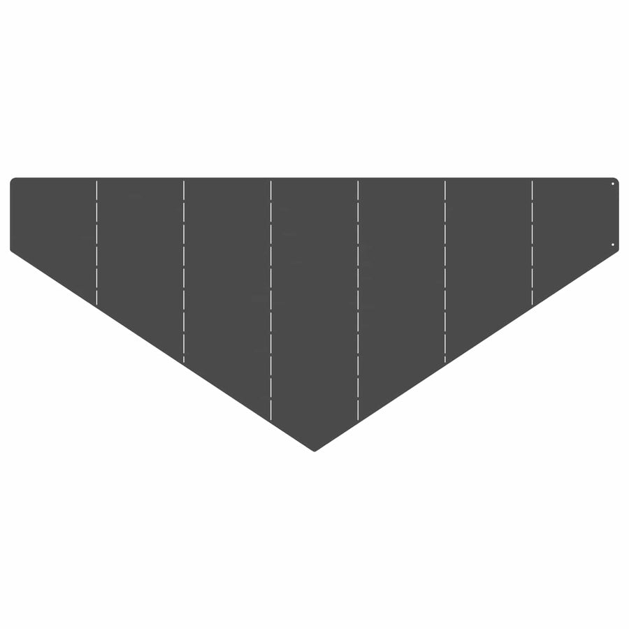 Gazonrand 100 x 45 cm Staal Zwart
