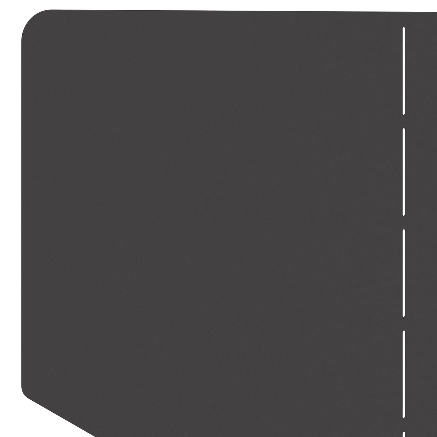 Gazonrand 4 st 100 x 45 cm Staal Zwart
