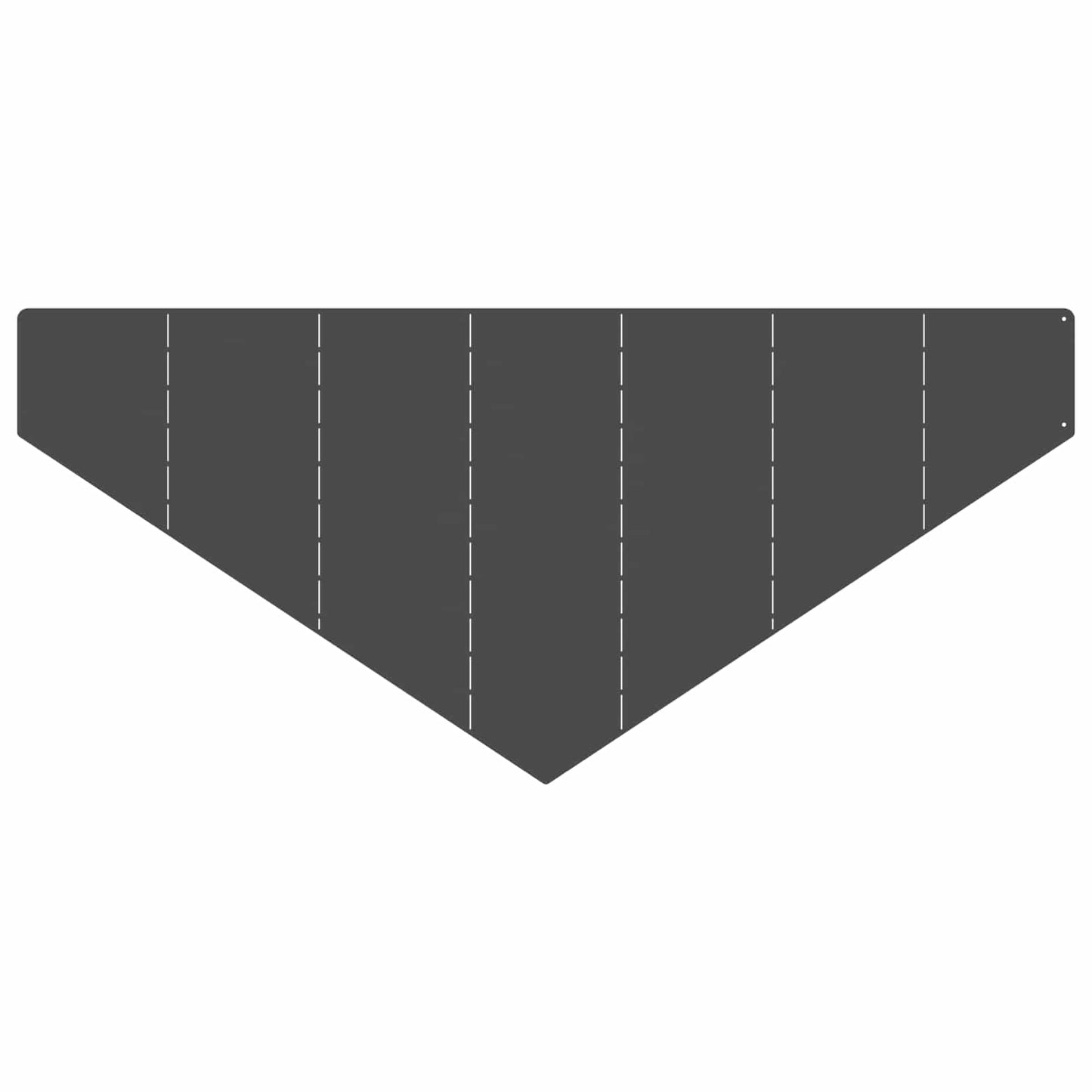 Gazonrand 4 st 100 x 45 cm Staal Zwart