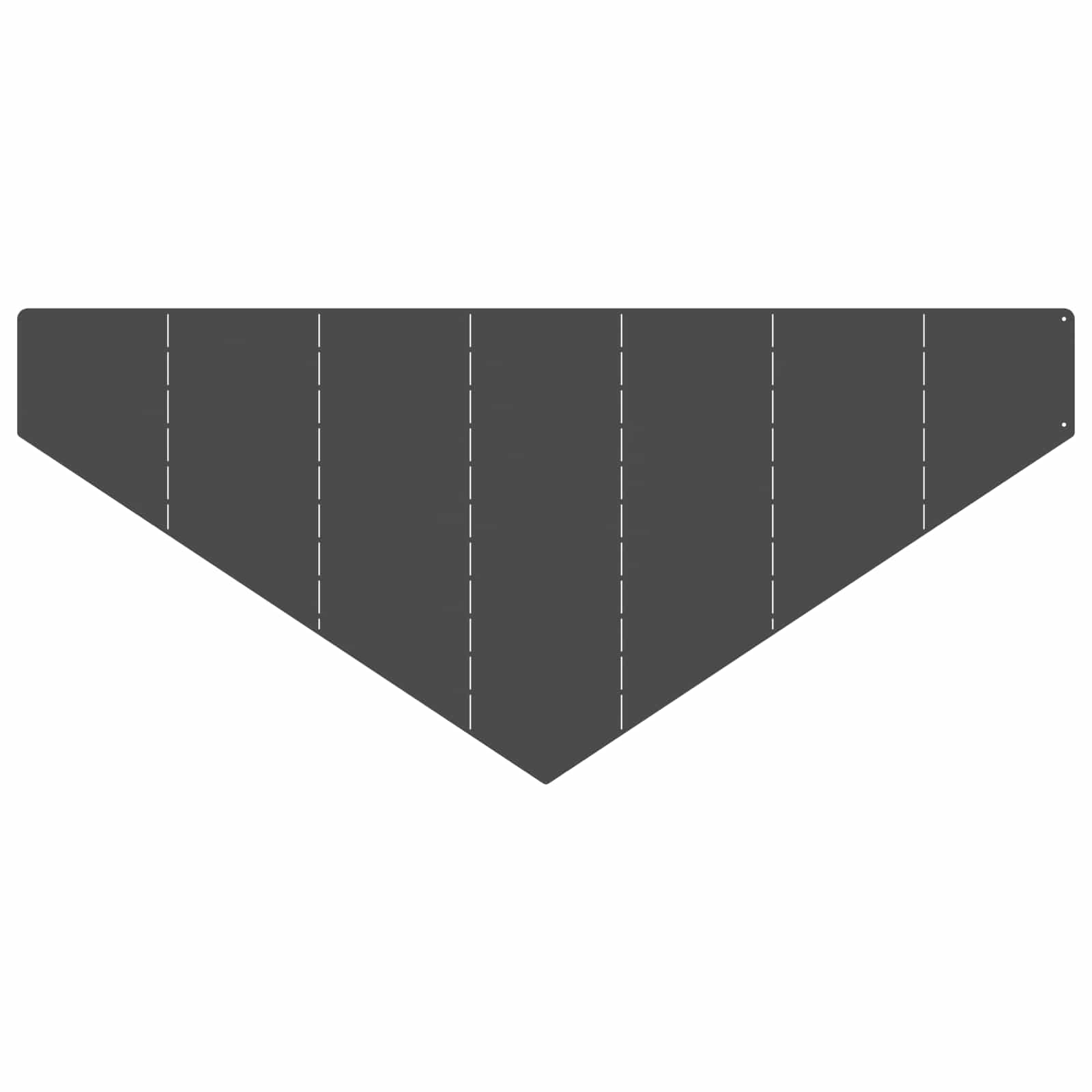 Gazonrand 4 st 100 x 45 cm Staal Zwart