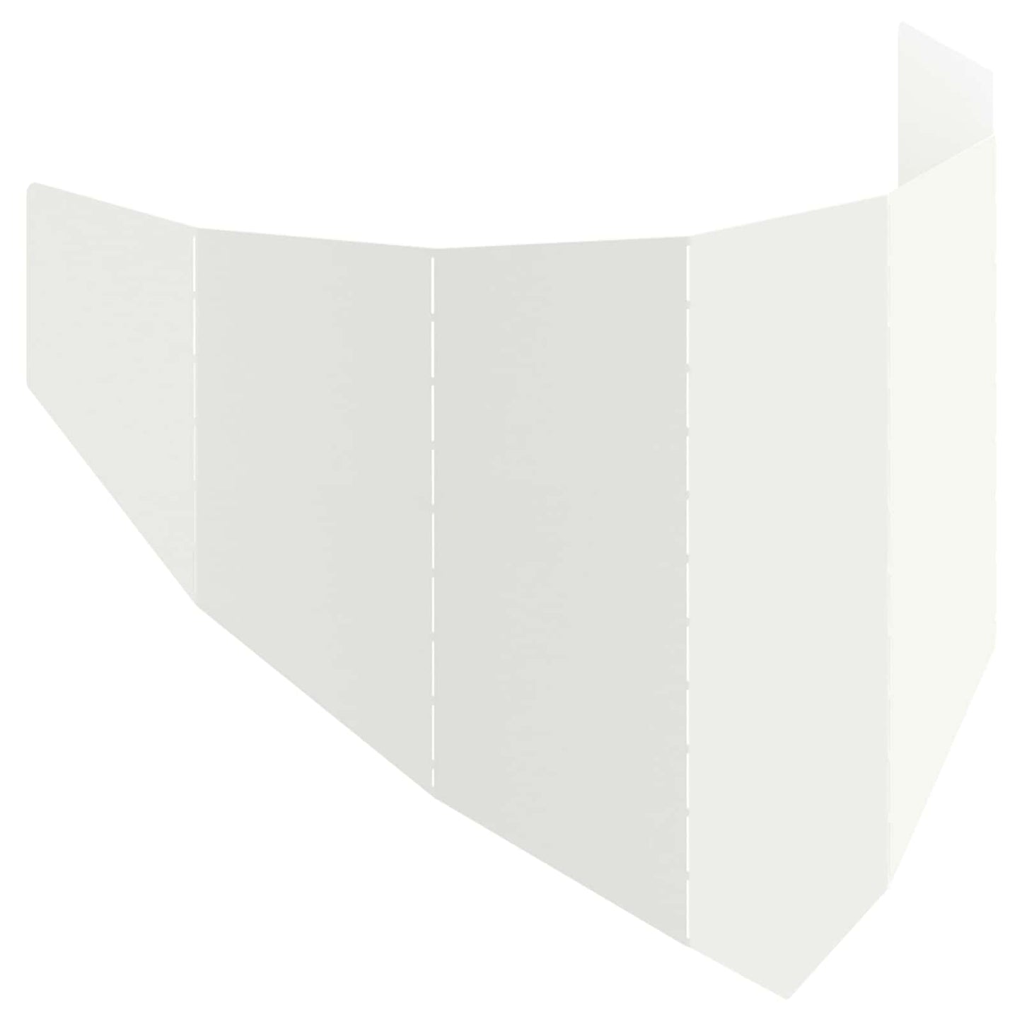 Gazonrand 100 x 45 cm Staal Wit