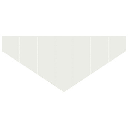 Gazonrand 100 x 45 cm Staal Wit
