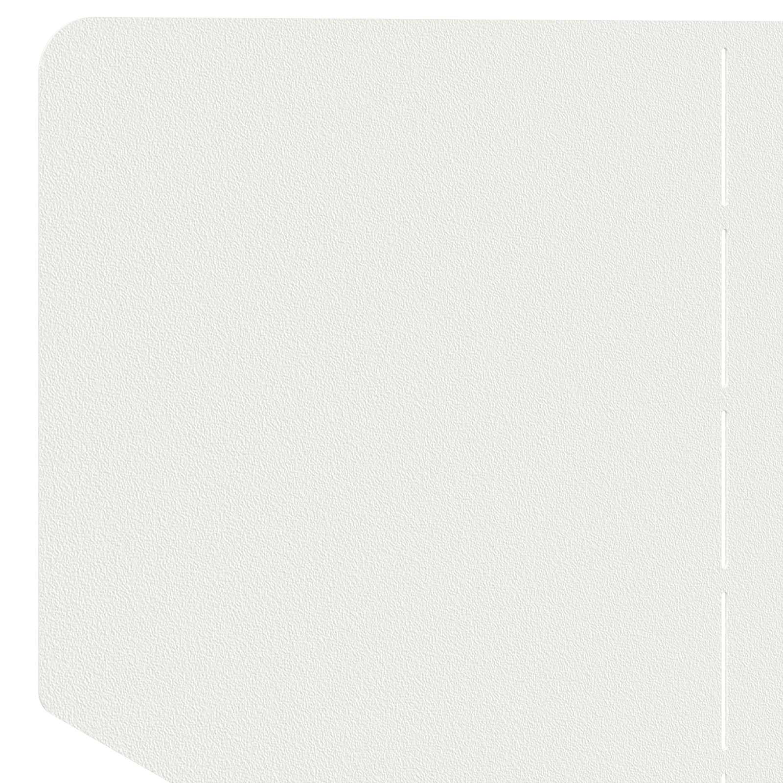 Gazonrand 4 st 100 x 45 cm Staal Wit