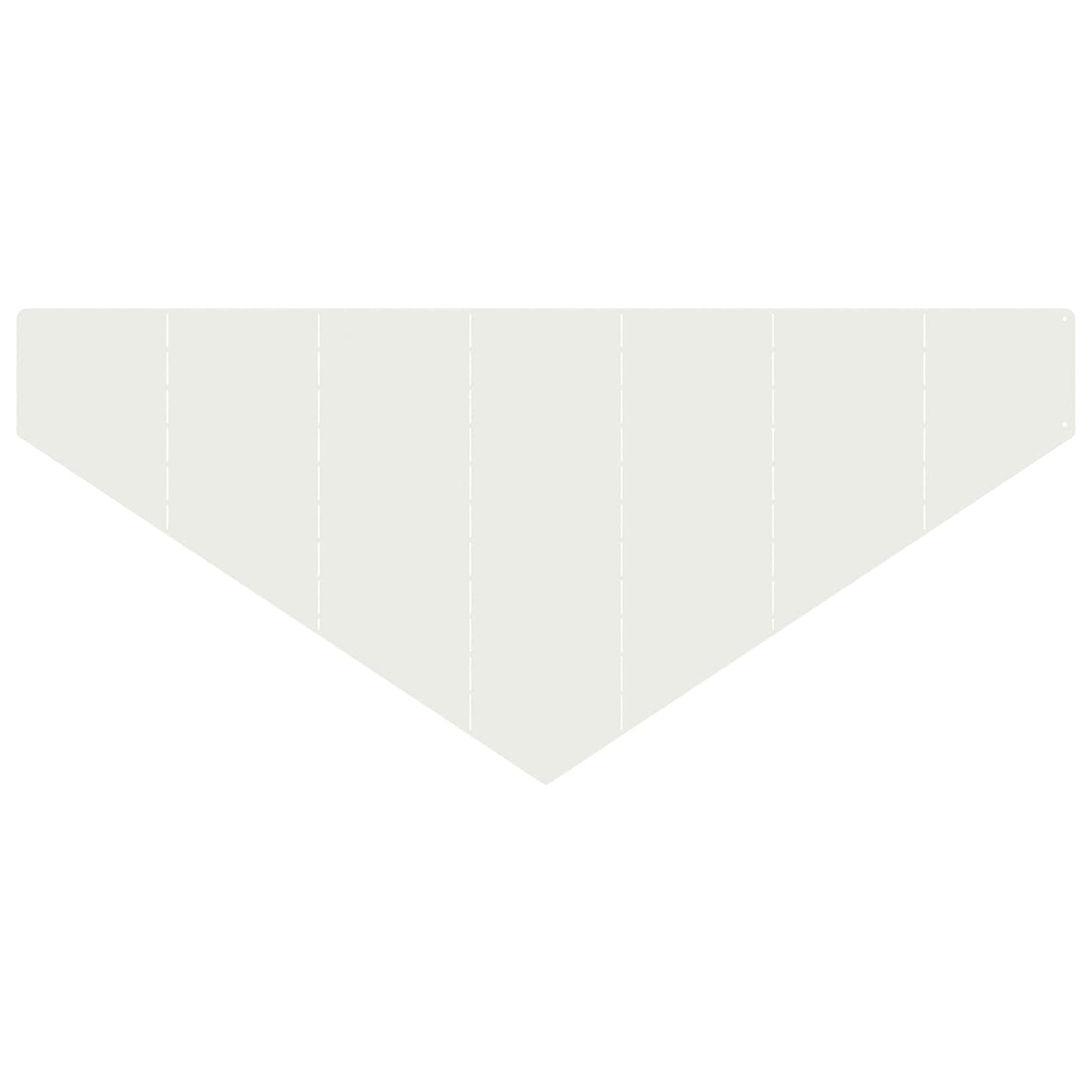Gazonrand 4 st 100 x 45 cm Staal Wit