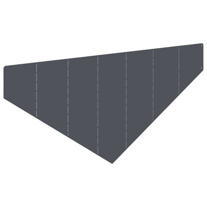 Gazonrand 100 x 45 cm Staal Antracietkleurig