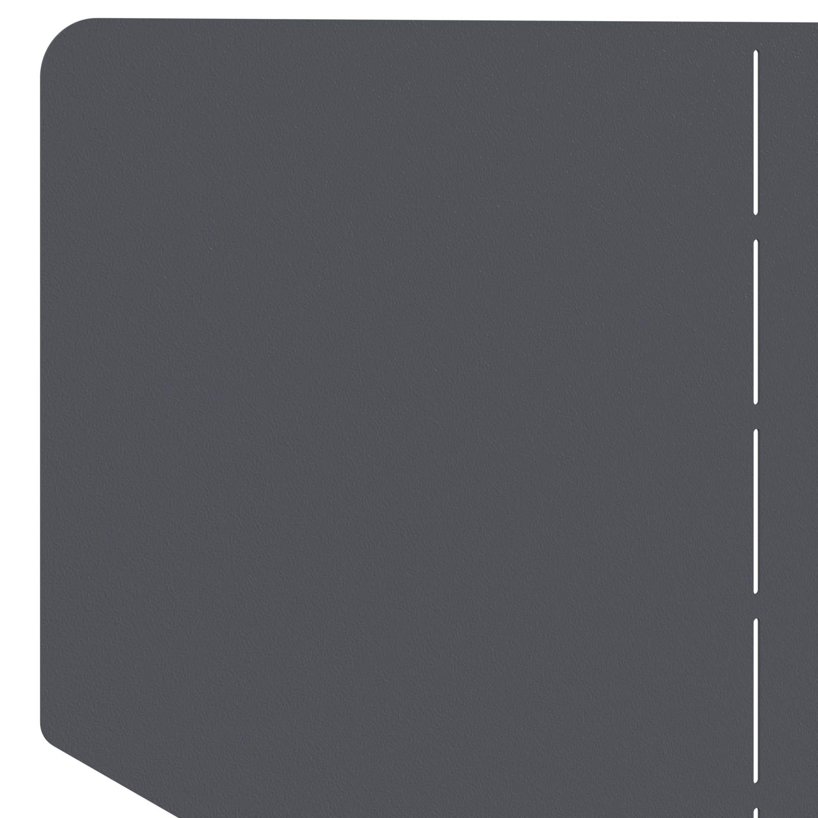 Gazonrand 4 st 100 x 45 cm Staal Antracietkleurig