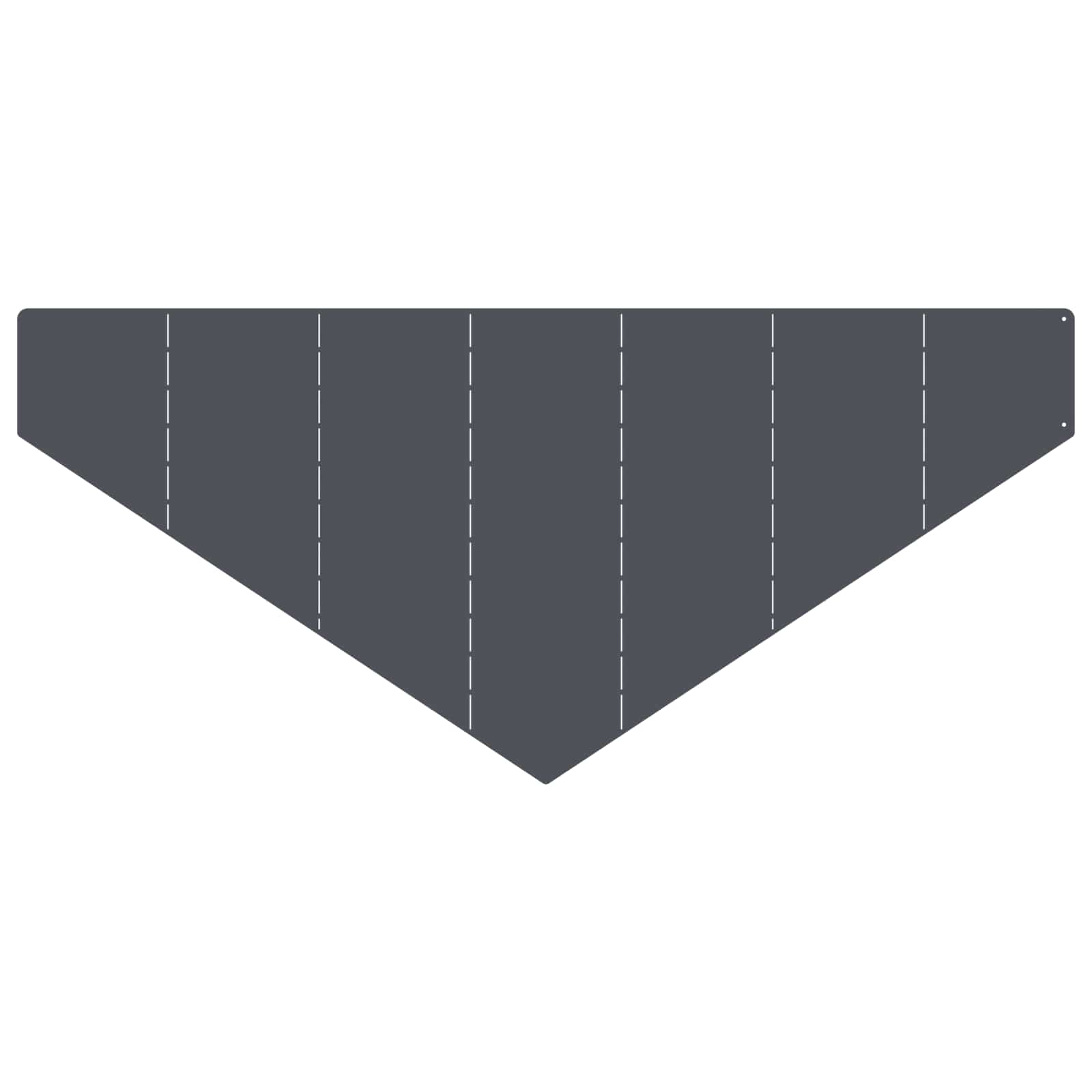 Gazonrand 4 st 100 x 45 cm Staal Antracietkleurig