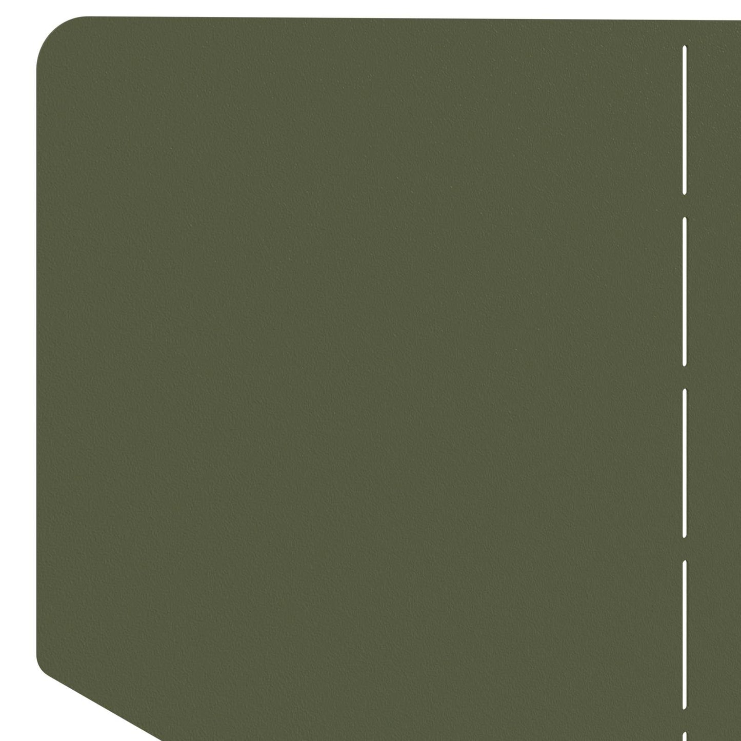 Gazonrand 100 x 45 cm Staal Olijfgroen