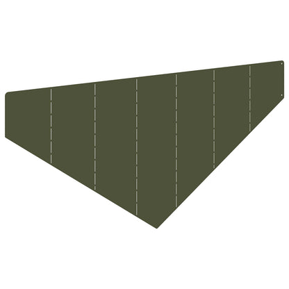 Gazonrand 100 x 45 cm Staal Olijfgroen
