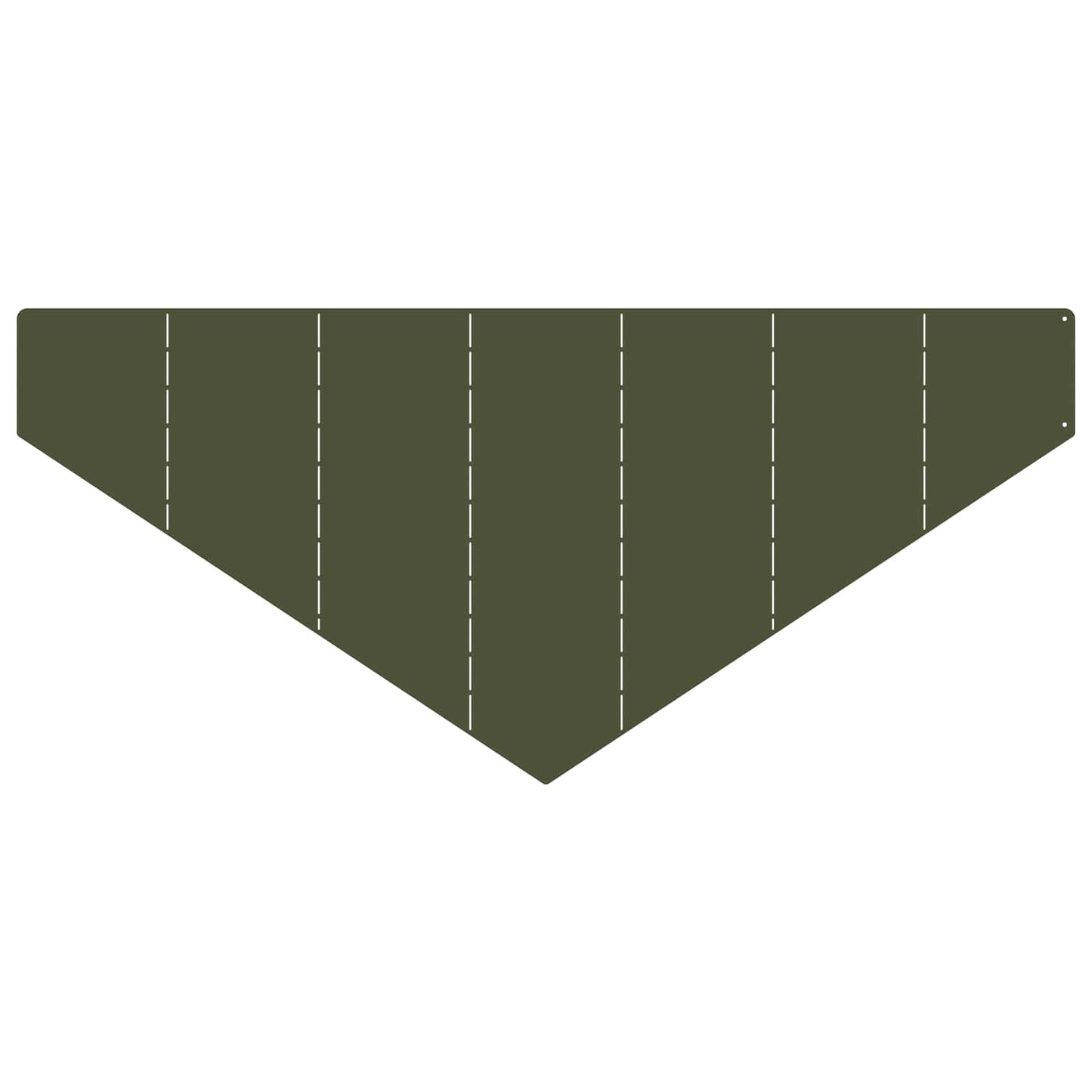 Gazonrand 100 x 45 cm Staal Olijfgroen