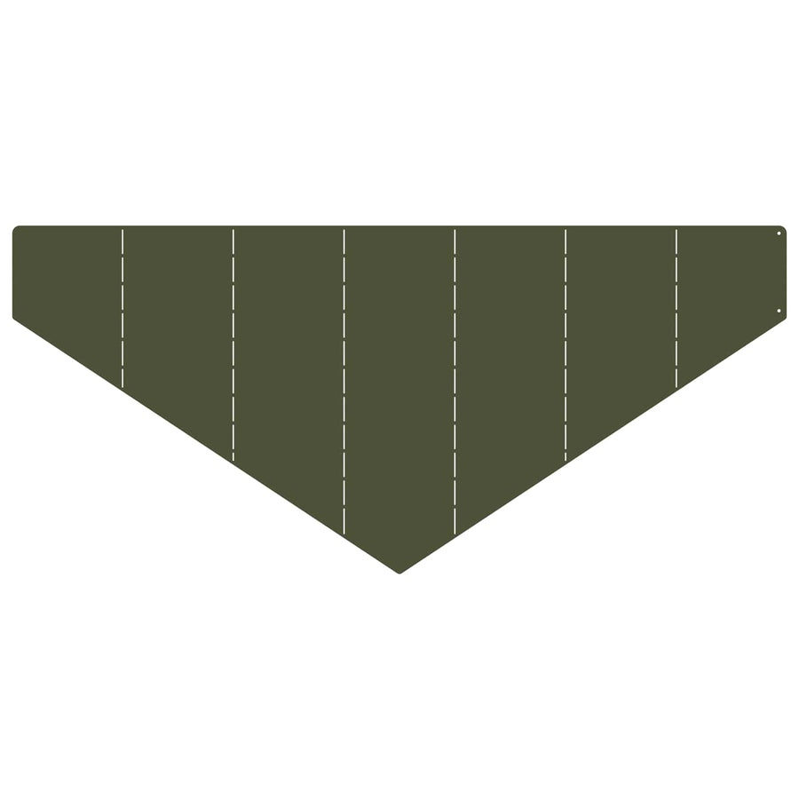 Gazonrand 100 x 45 cm Staal Olijfgroen