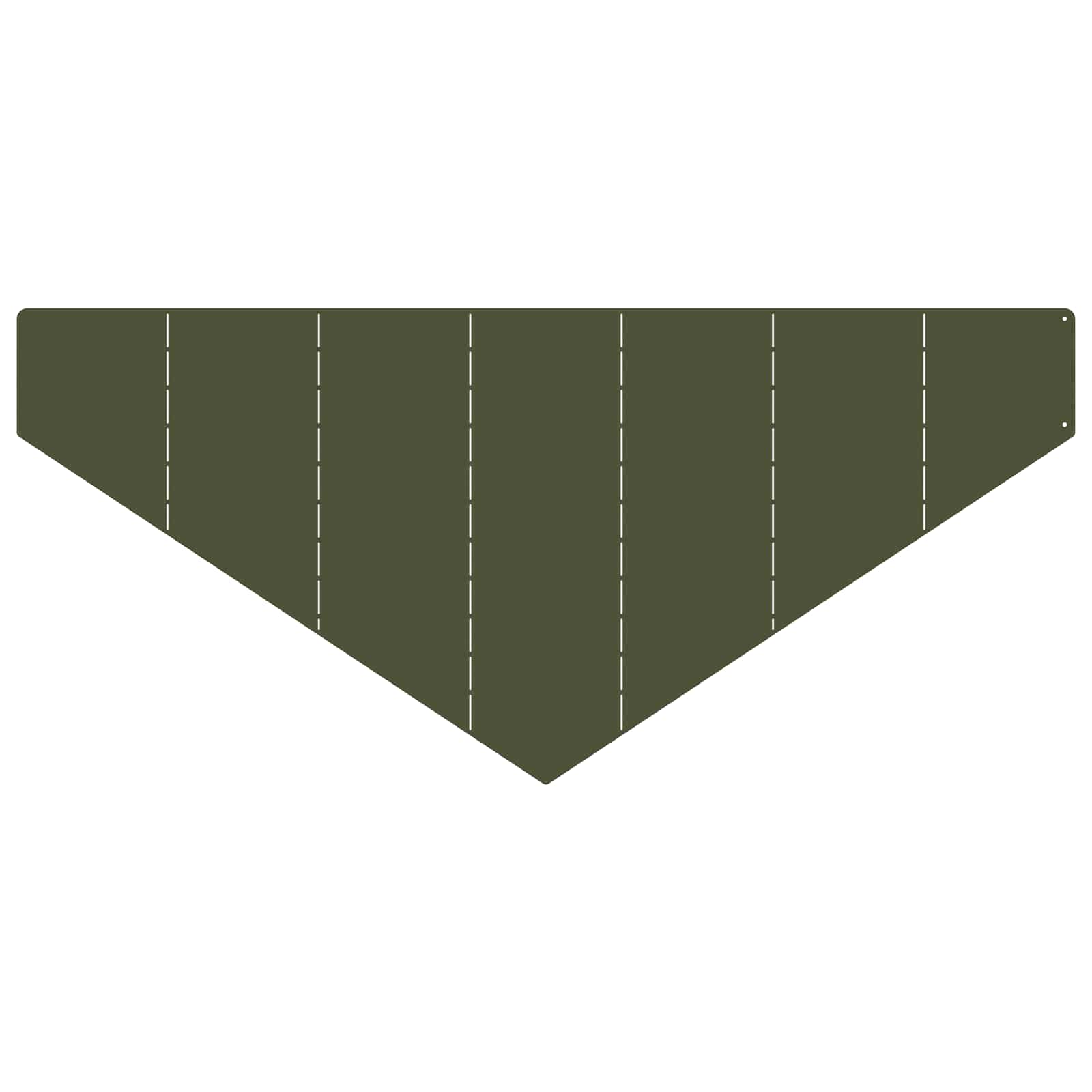 Gazonrand 4 st 100 x 45 cm Staal Olijfgroen