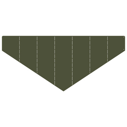 Gazonrand 4 st 100 x 45 cm Staal Olijfgroen