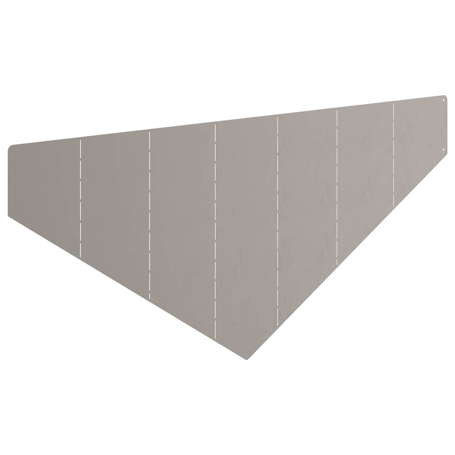 Gazonrand 100 x 45 cm Staal Roestig