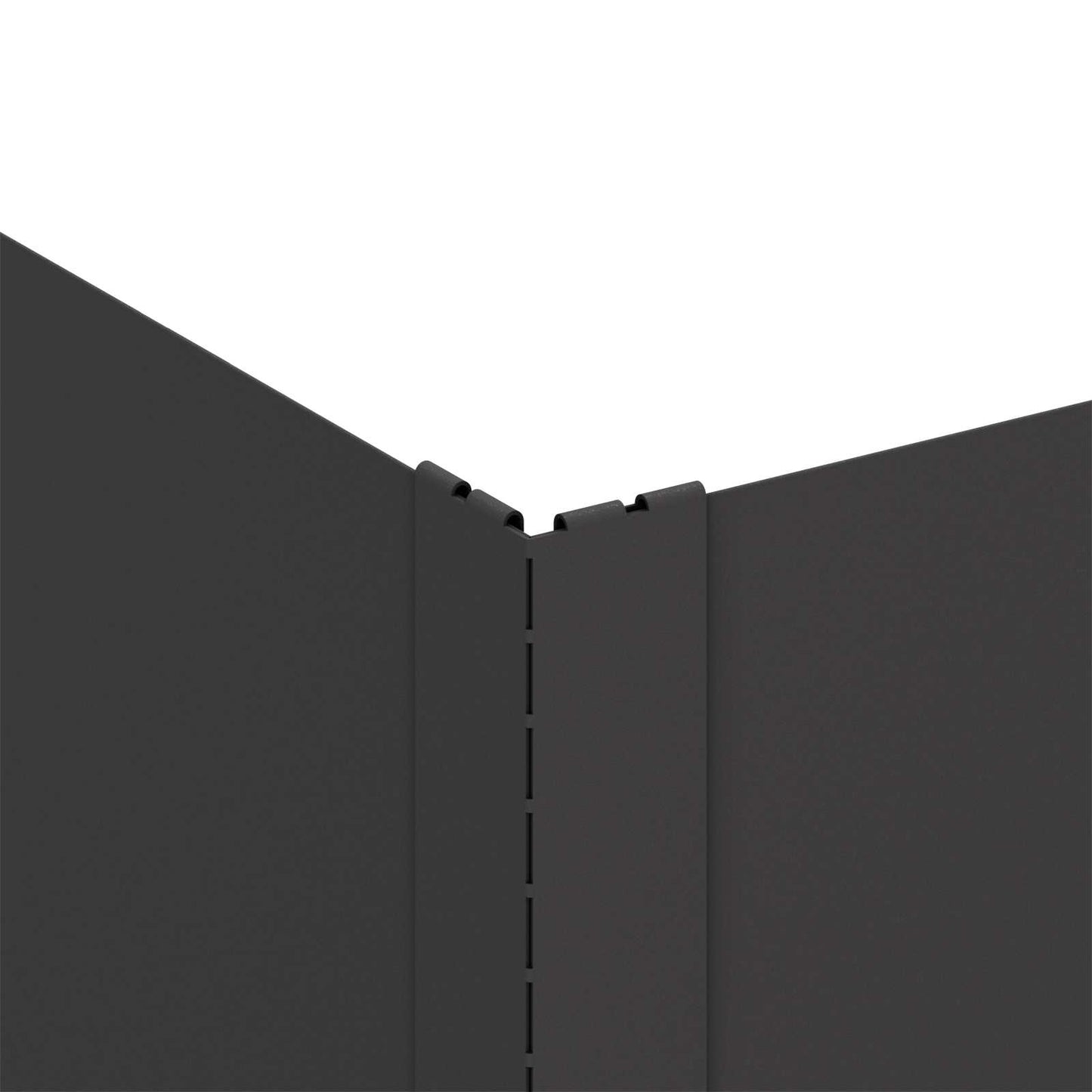 Gazonrand 60 x 60 x 20 cm Staal Zwart
