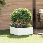 Gazonrand 60 x 60 x 35 cm Staal Wit
