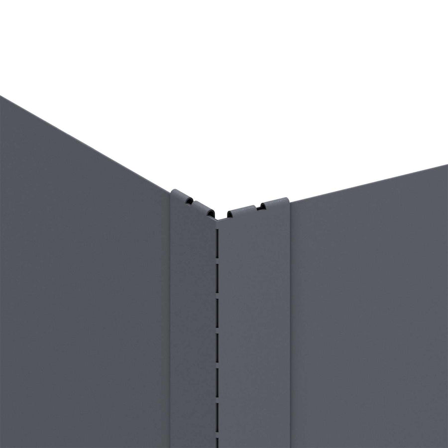 Gazonrand 4 pcs 60 x 60 x 35 cm Staal Antracietkleurig