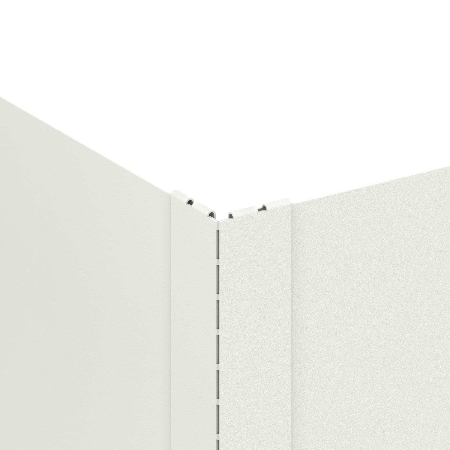 Gazonrand 100 x 60 x 20 cm Staal Wit