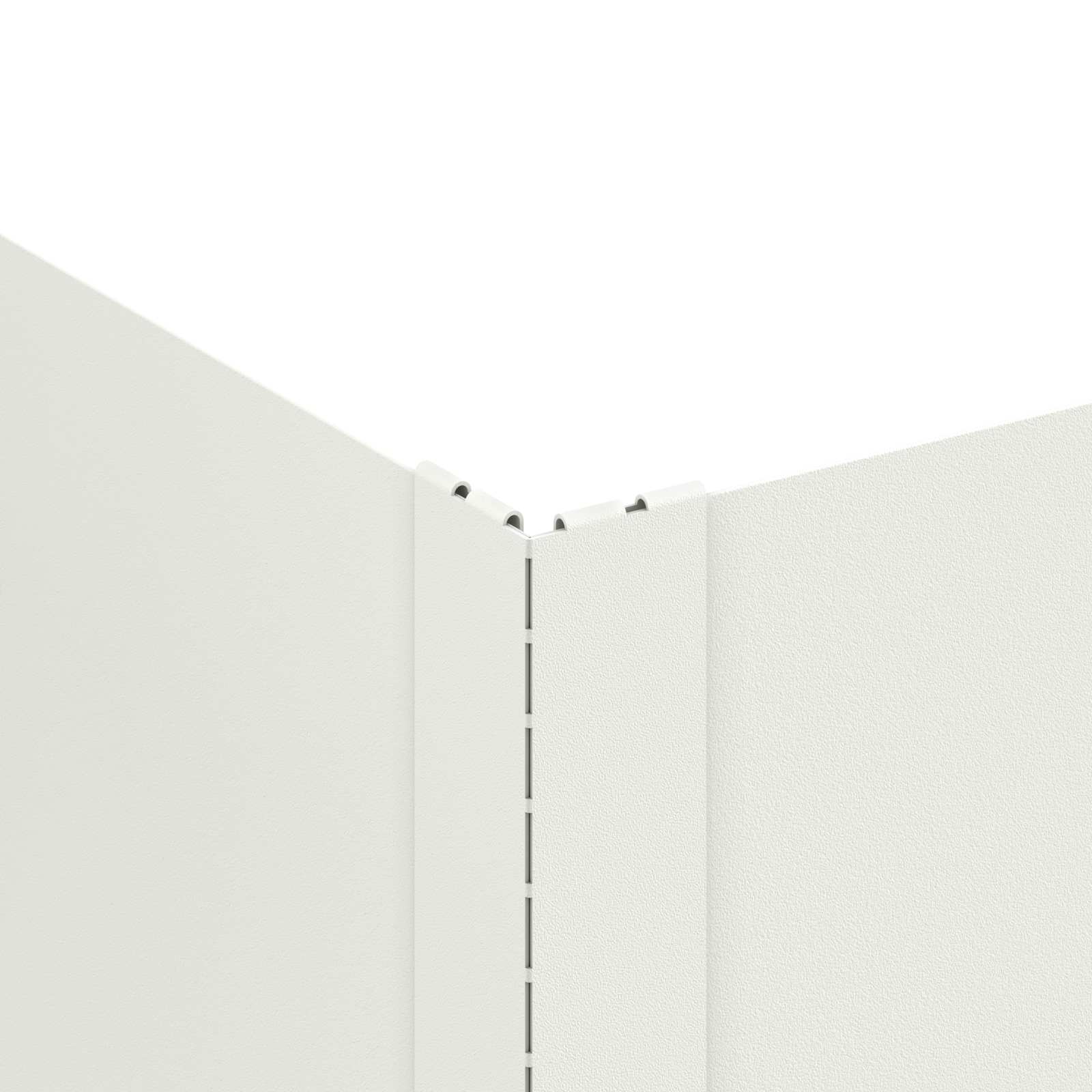 Gazonrand 100 x 60 x 20 cm Staal Wit