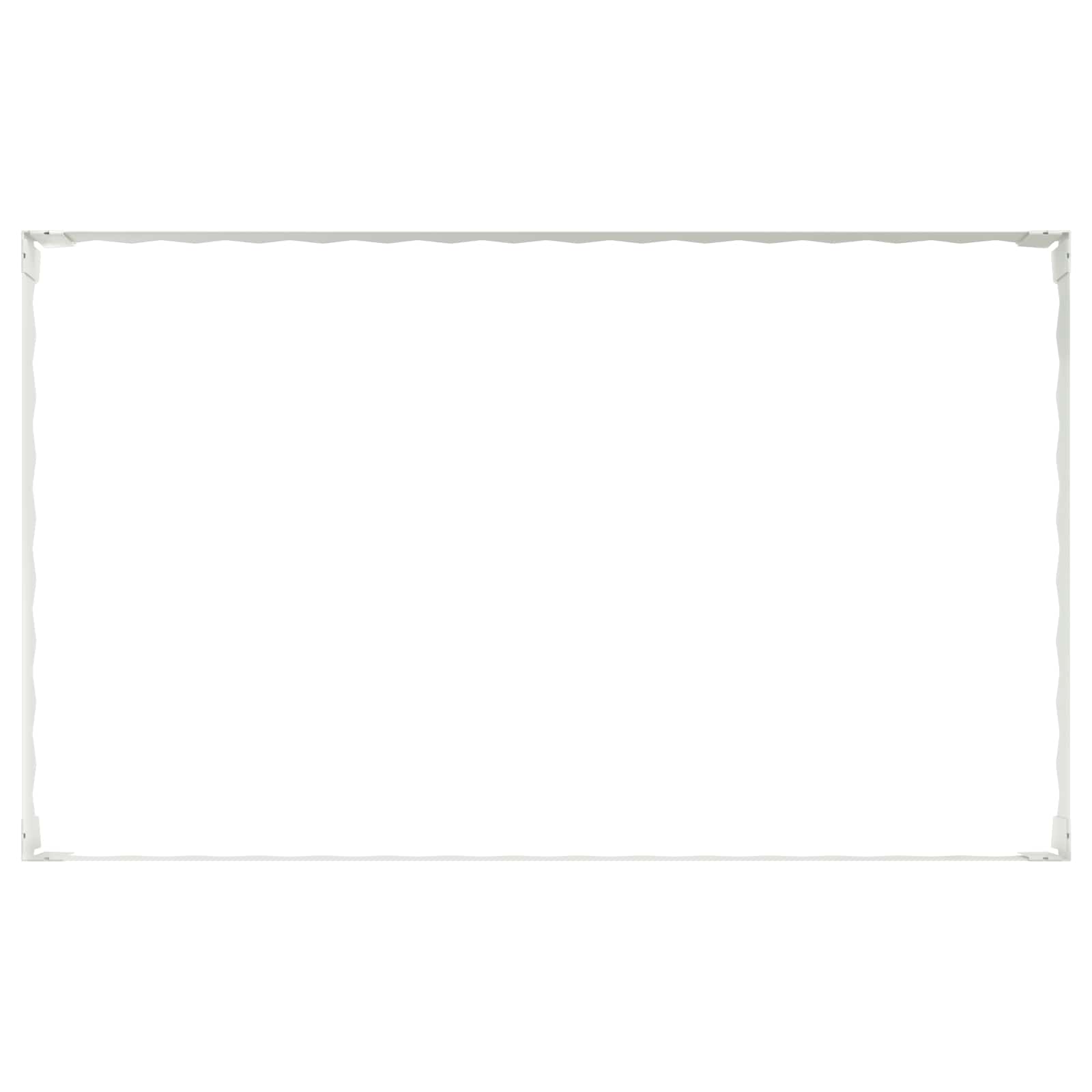 Gazonrand 100 x 60 x 20 cm Staal Wit