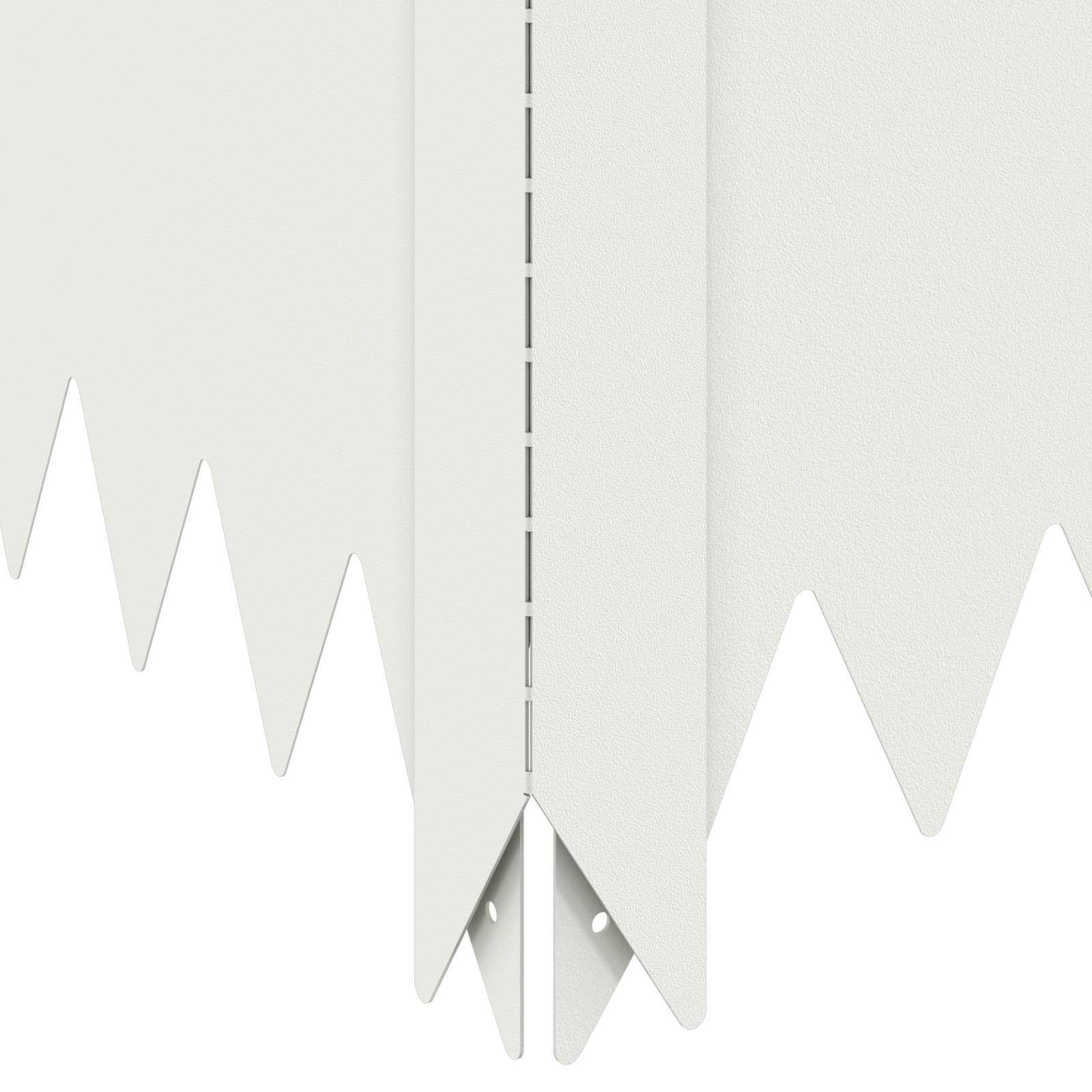Gazonrand 4 st 100 x 60 x 20 cm Staal Wit