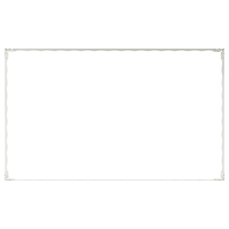 Gazonrand 4 st 100 x 60 x 20 cm Staal Wit