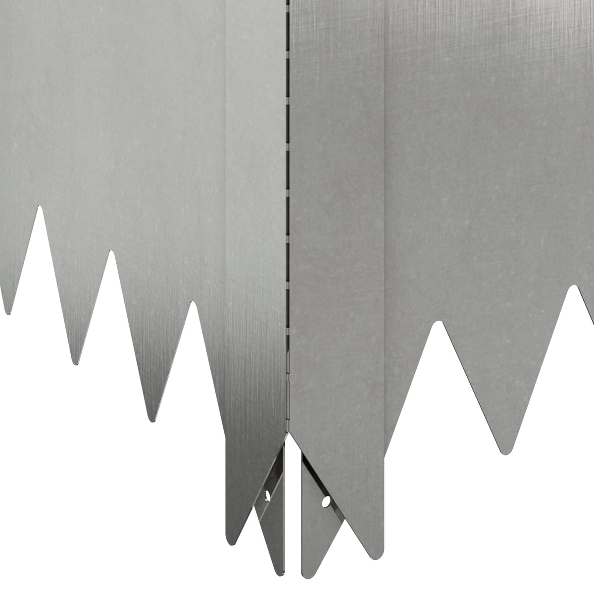 Gazonrand 100 x 60 x 20 cm Staal Zilverkleurig