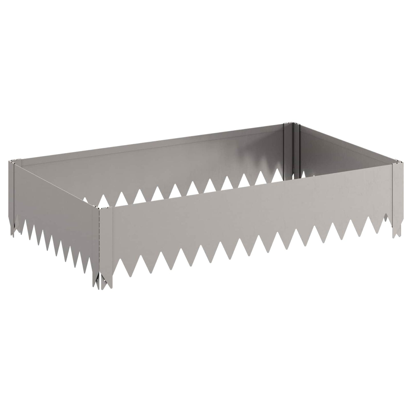 Gazonrand 100 x 60 x 20 cm Staal Roestig