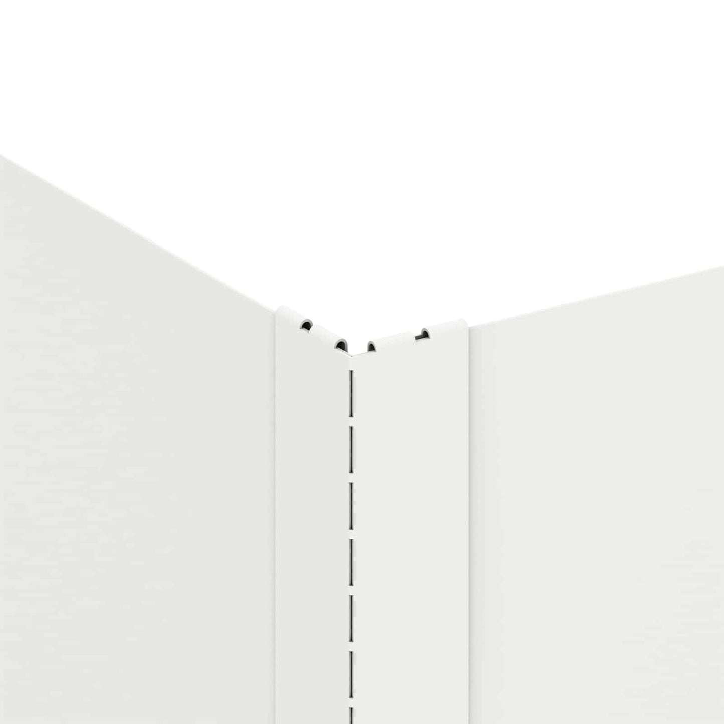 Gazonrand 100 x 60 x 35 cm Staal Wit