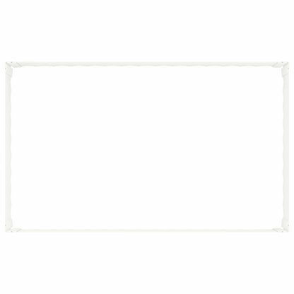 Gazonrand 100 x 60 x 35 cm Staal Wit