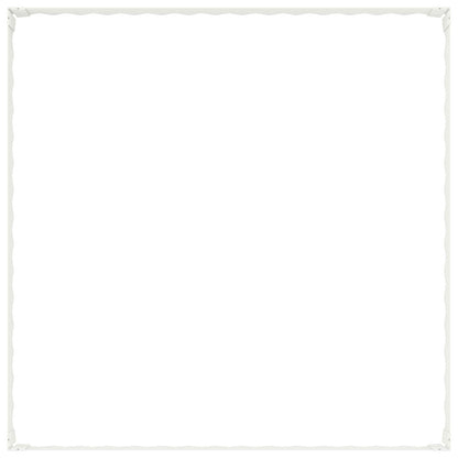 Gazonrand 100 x 100 x 20 cm Staal Wit