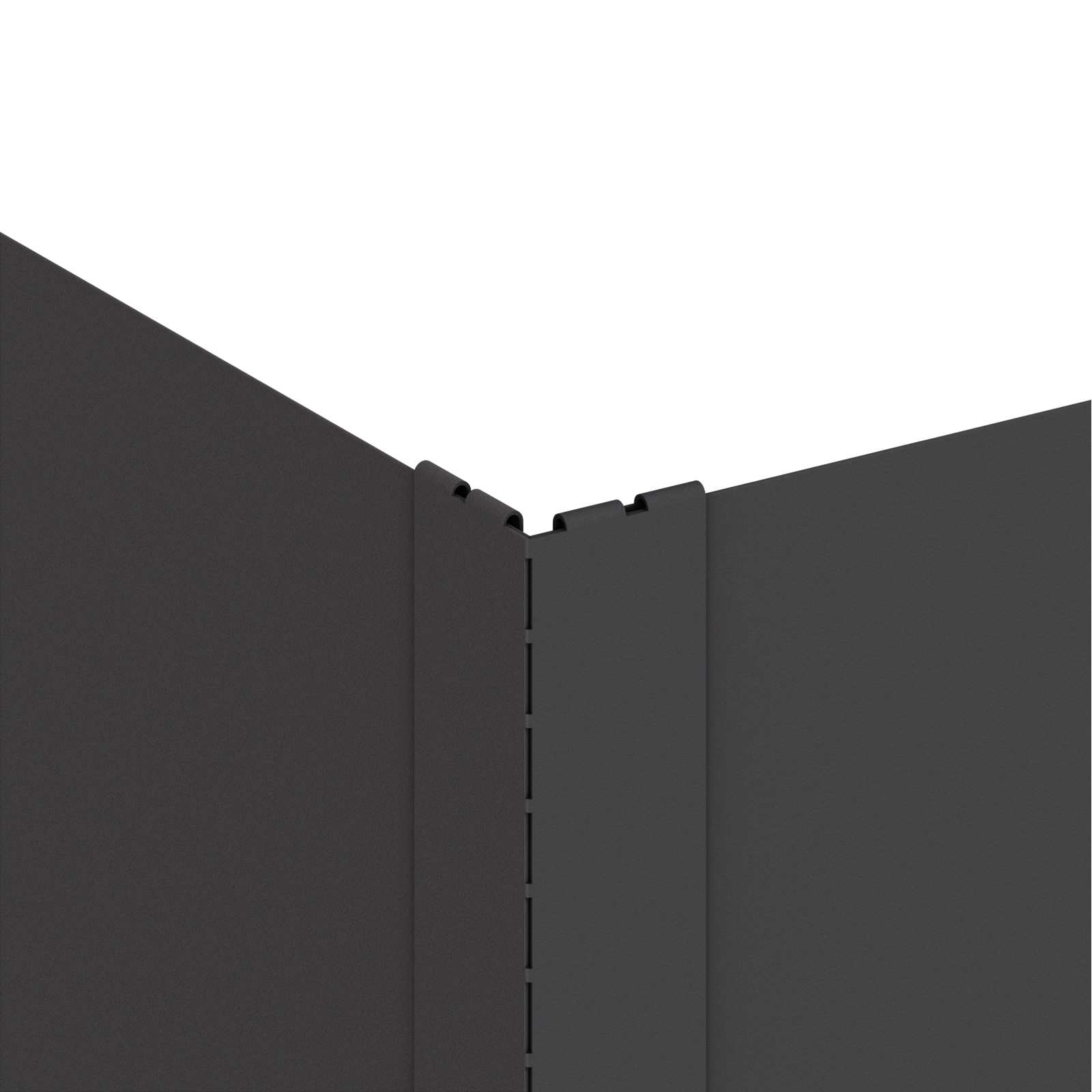 Gazonrand 100 x 100 x 35 cm Staal Zwart