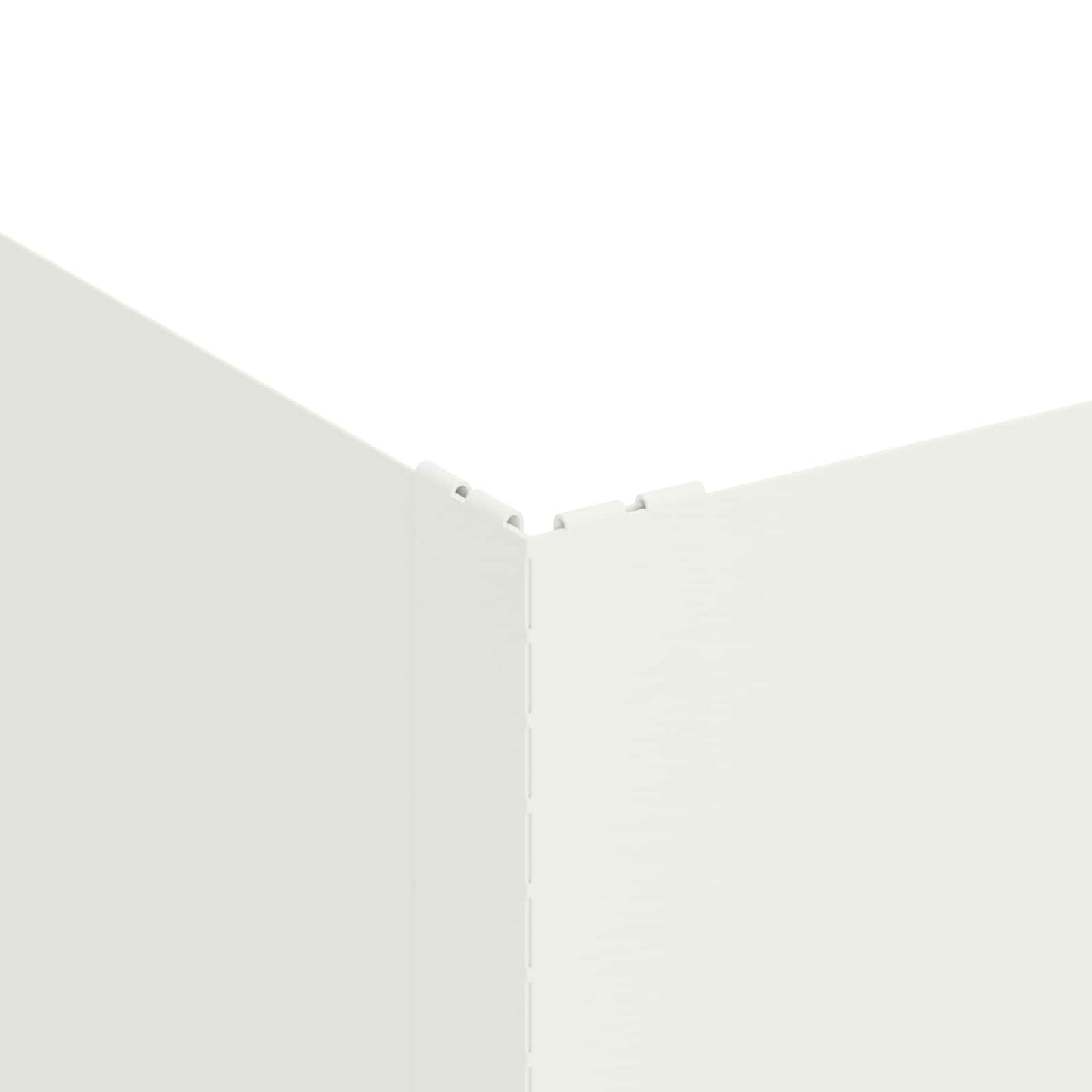 Gazonrand 100 x 100 x 35 cm Staal Wit