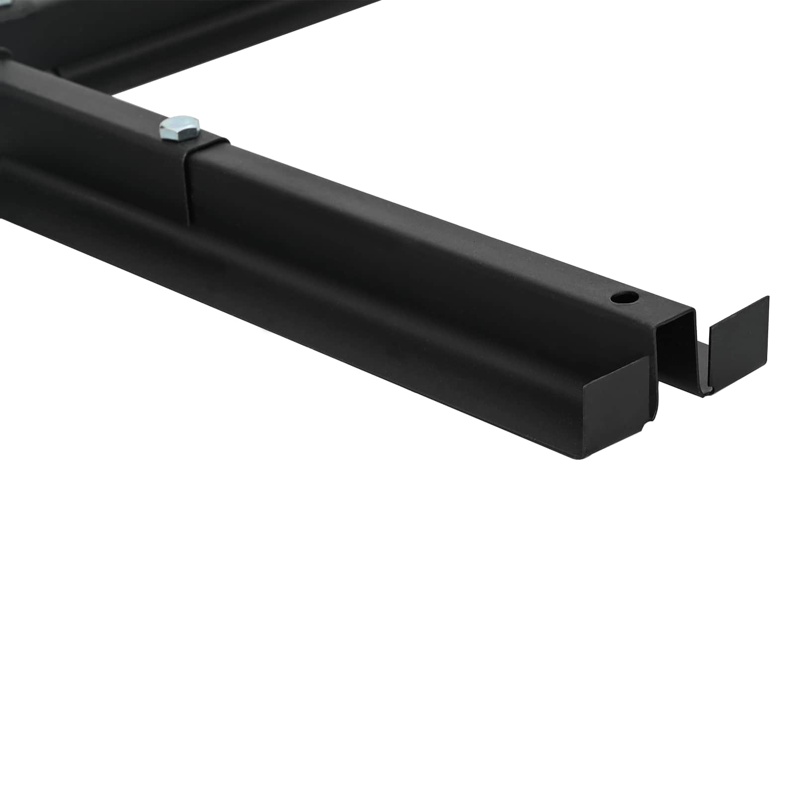 Parasolvoet voor 25–50 mm paal Zwart Gepoedercoat staal