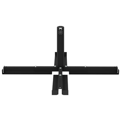 Parasolvoet voor 25–50 mm paal Zwart Gepoedercoat staal