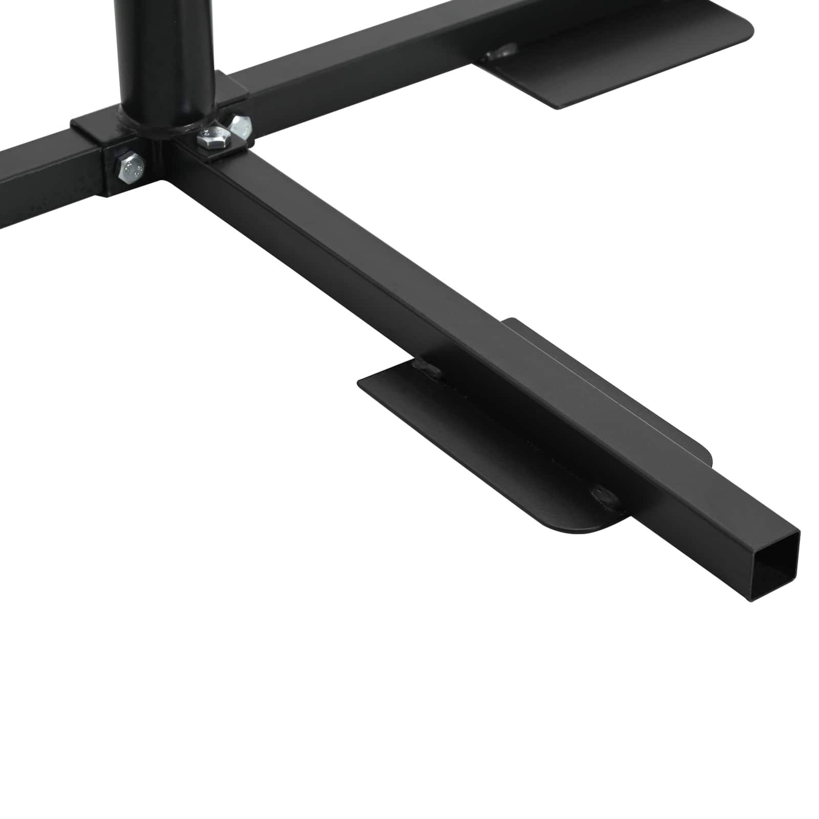 Half Parasol Basis Frame Zwart Staal for 32-38 mm Pole
