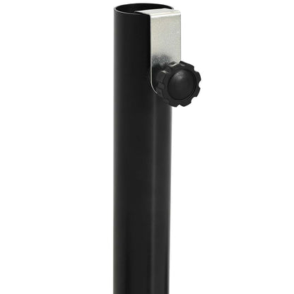 Half Parasol Basis Frame Zwart Staal for 32-38 mm Pole
