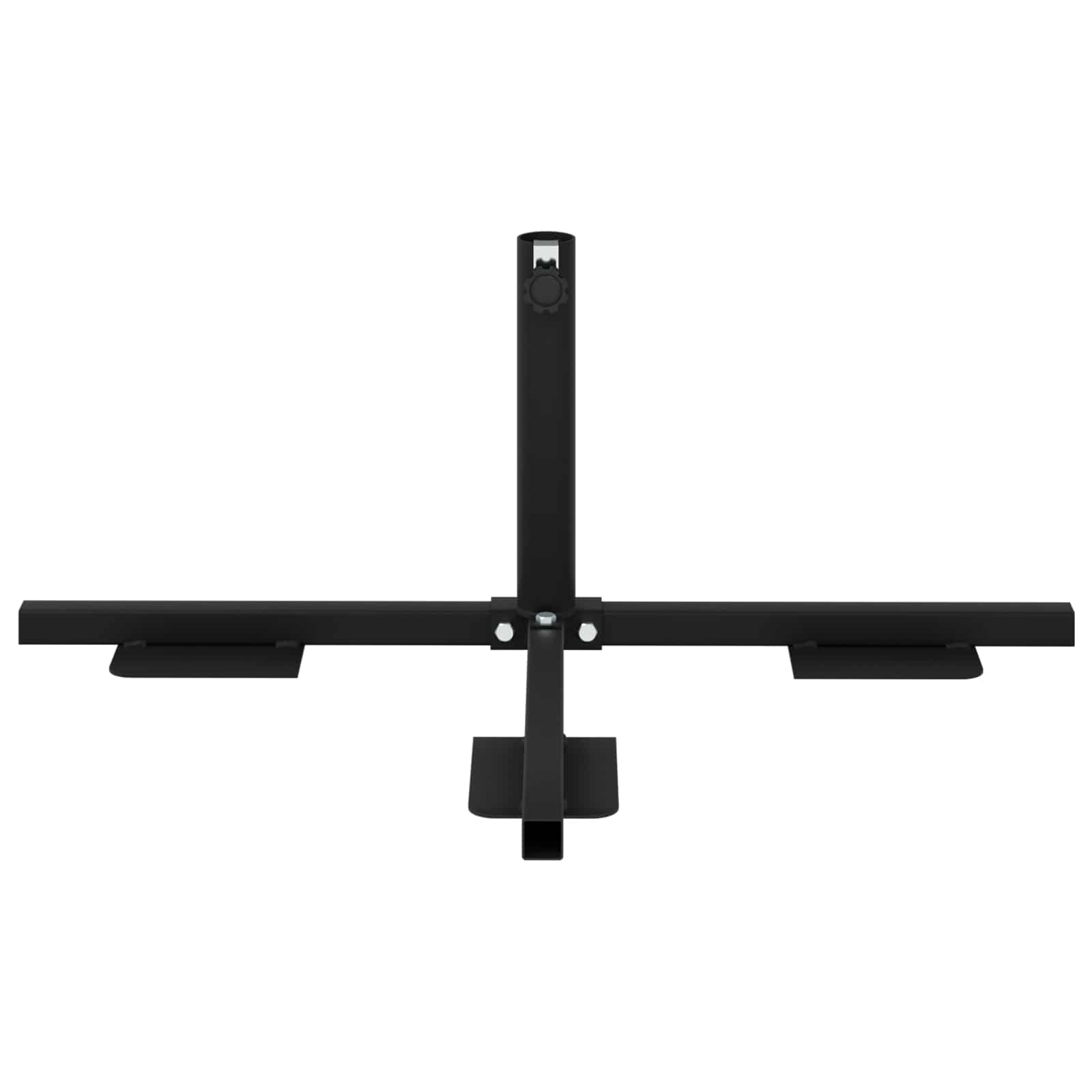 Half Parasol Basis Frame Zwart Staal for 32-38 mm Pole