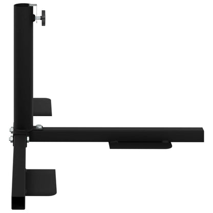 Half Parasol Basis Frame Zwart Staal for 32-38 mm Pole